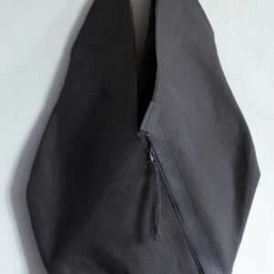 torba lniana czarna model Ears Up
