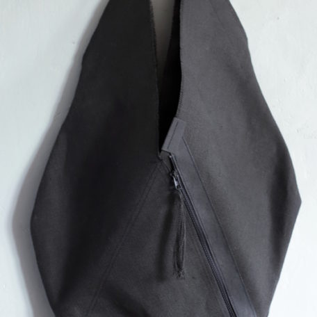 torba lniana czarna model Ears Up