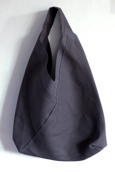 Torba z papieru - kolekcja Origami City torba lniana z brzegiem z papieru do szycia