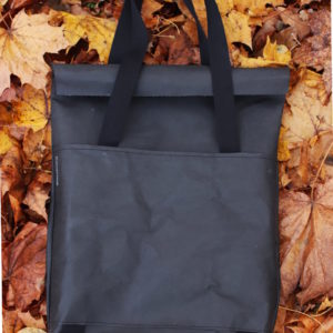 Torba plecak jak z papieru - Torby i akcesoria, naturalnie. Len, papier, upcycling.